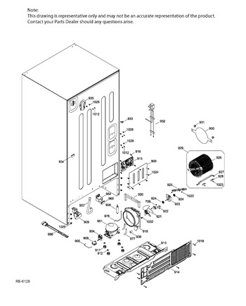 Diagram for GFE26GMHFES