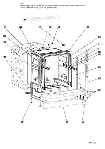 Diagram for GDWF400V01WW