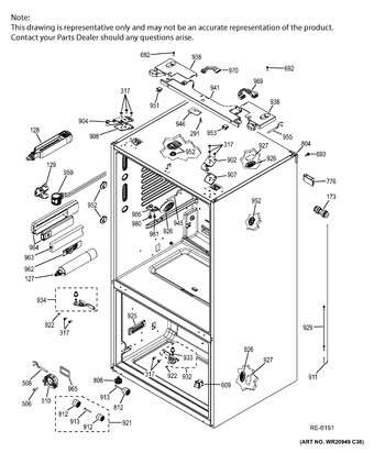 Diagram for GDF510PGD2BB