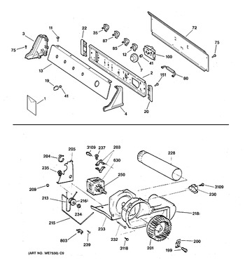 Diagram for DWXR473ET3AA