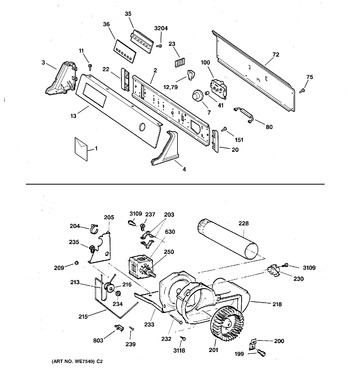 Diagram for DWXQ473GT3WW