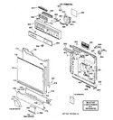 Diagram for 1 - Escutcheon & Door Assembly