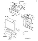 Diagram for 1 - Escutcheon & Door Assembly