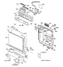 Diagram for 1 - Escutcheon & Door Assembly