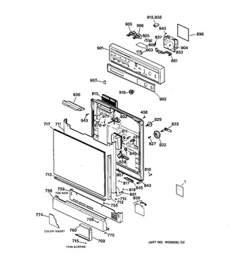 Diagram for GSD680X-73WW