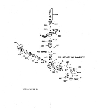 Diagram for GSD4130Y04WW