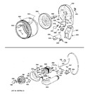 Diagram for 4 - Drum, Duct, Blower & Drive Asm.