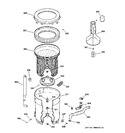 Diagram for 3 - Tub, Basket & Agitator