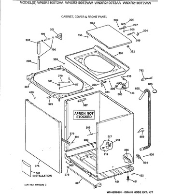 Diagram for WNSR2100T2WW