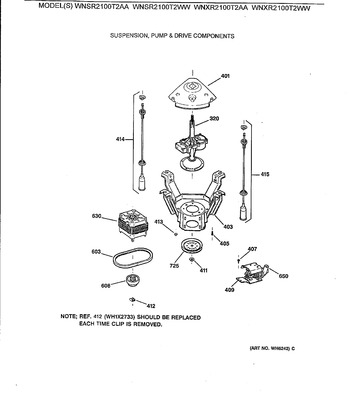 Diagram for WNSR2100T2WW