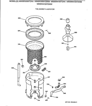 Diagram for WWSR3090T2WW