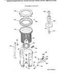 Diagram for 3 - Tub, Basket & Agitator