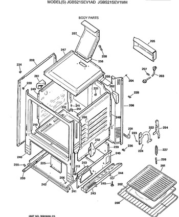 Diagram for JGBS21SEV1WH