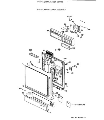 Diagram for HDA105Y-70WH