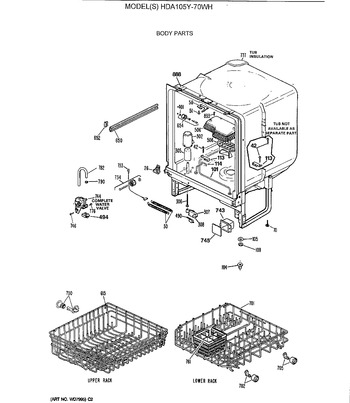 Diagram for HDA105Y-70WH