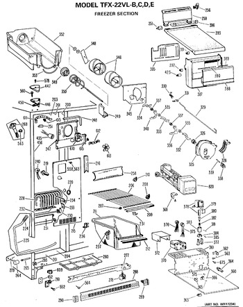 Diagram for TFX22VLE