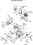 Diagram for 5 - Dryer Motor, Blower, Belt