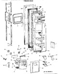 Diagram for 1 - Freezer Door