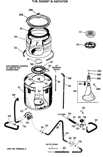 Diagram for WWA8620SALWW