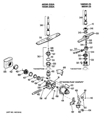 Diagram for PSD765M-25BA