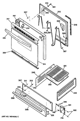 Diagram for LGB116GPT1WH