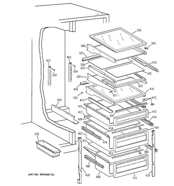 Diagram for TFX25PRYDBB