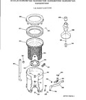 Diagram for 3 - Tub, Basket & Agitator