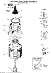 Diagram for 4 - Agitator, Tub, & Pump Assembly