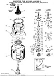 Diagram for 5 - Agitator, Tub & Pump Assembly