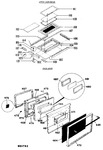 Diagram for 2 - Upper Oven Door