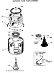Diagram for 4 - Agitator, Tub & Pump Assembly
