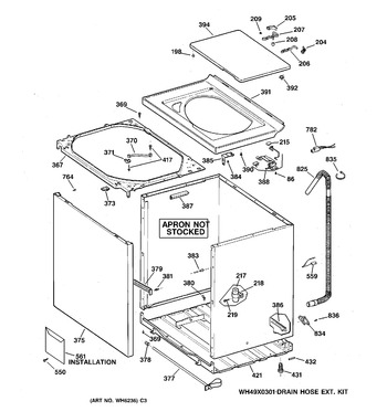 Diagram for WVXR1040T3WW