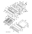 Diagram for 4 - Door & Drawer Parts