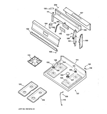 Diagram for RGB535GEV4WH