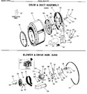 Diagram for 2 - Drum & Duct Assembly