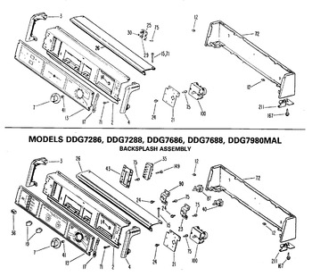 Diagram for DDG7288MCL