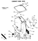 Diagram for 2 - Cabinet Asm. (gas)