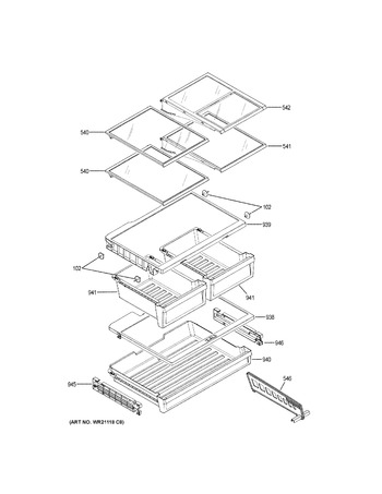 Diagram for GNE25JGKCFWW