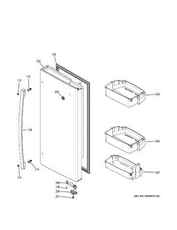 Diagram for GFE26GMKGES