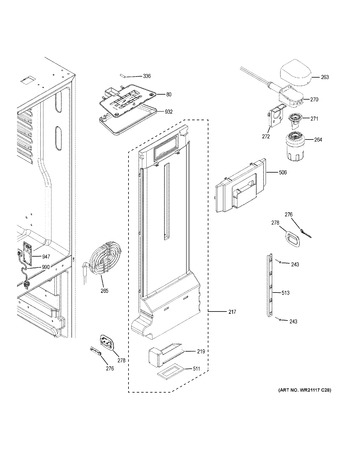 Diagram for GNE25JGKFFWW