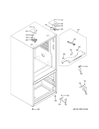 Diagram for GFE26JMMAFES