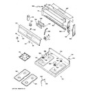 Diagram for 2 - Control Panel & Cooktop