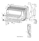 Diagram for 1 - Freezer Door