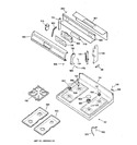 Diagram for 2 - Control Panel & Cooktop