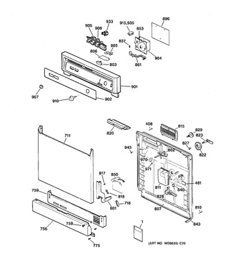 Diagram for GSD3130C04WW