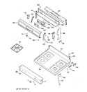 Diagram for 2 - Control Panel & Cooktop