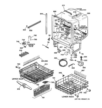 Diagram for GSD5130D01WW