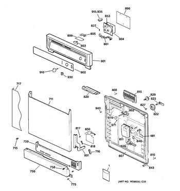 Diagram for GSD2030F00WW