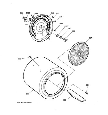 Diagram for DJXR473EV1WW