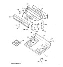 Diagram for 2 - Control Panel & Cooktop